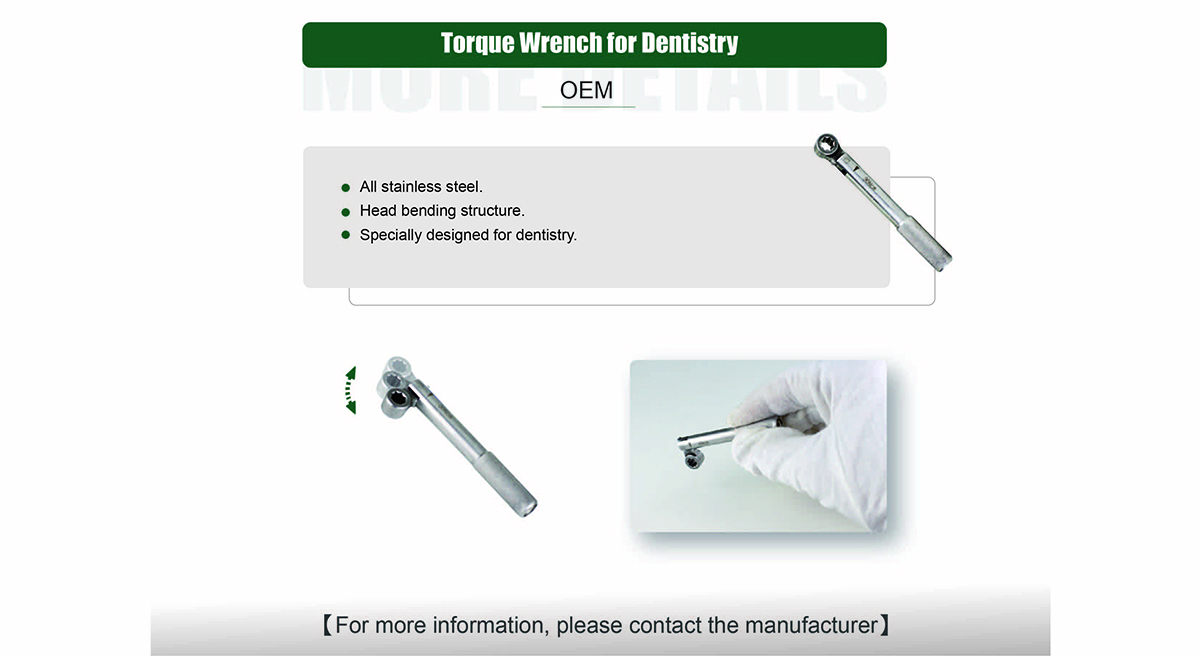 Torque Wrenches for Dentistry (OEM)